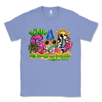 Colony Blue with god all things are possible summer Classic Tee - CowhideDigitalArt