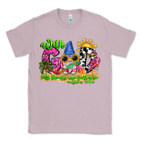 Lilac with god all things are possible summer Classic Tee - CowhideDigitalArt
