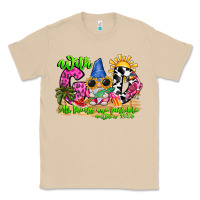 Mushroom with god all things are possible summer Classic Tee - CowhideDigitalArt