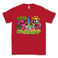 Red with god all things are possible summer Classic Tee - CowhideDigitalArt