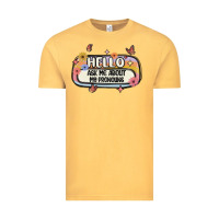 Vintage Mustard ask me about my pronouns Vintage Tee - MaliasSmallBusiness