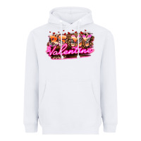 White be my valentine Heavyweight Hoodie - HowdyJamesFarm