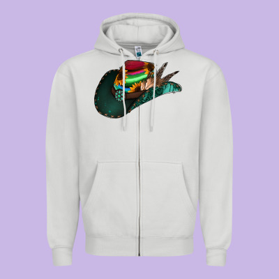 Aztec Sunflower Cowboy Hat Zipper Hoodie Designed By Bettercallsaul