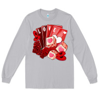 Moon Dust valentines day feeling lucky Long Sleeve Tee - NancyCooperArtShop