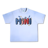 Grape Ice 4th july mini Urban Heavy Tee - MaliasSmallBusiness