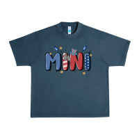 Midnight Navy 4th july mini Urban Heavy Tee - MaliasSmallBusiness