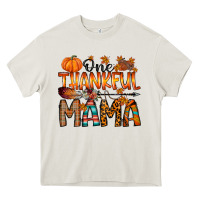 Cream one thankful mama Heavy Core Tee - RacoonDesign