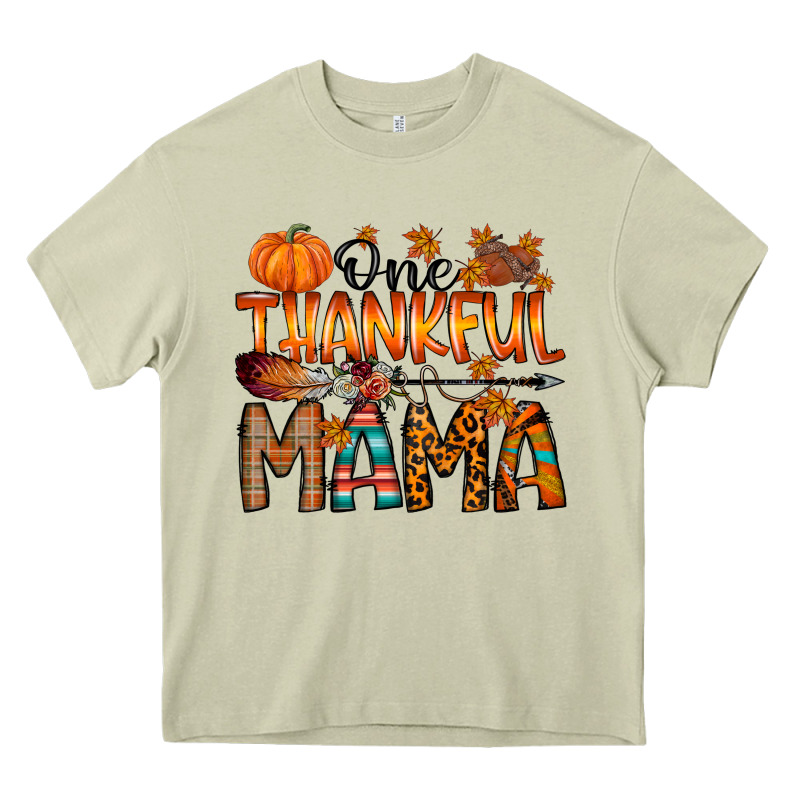 One Thankful Mama Heavy Core Tee by RacoonDesign | Teevron