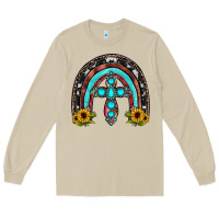 Mushroom cross rainbow Long Sleeve Tee - JahusDesignShop