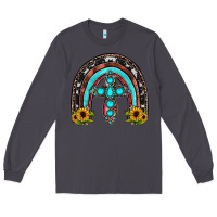 Smoke cross rainbow Long Sleeve Tee - JahusDesignShop