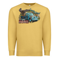 Antique Gold Truck USA country road take me home 4th of july Premium Sweatshirt - HowdyJamesFarm