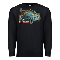 Black Truck USA country road take me home 4th of july Premium Sweatshirt - HowdyJamesFarm
