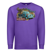 Purple Truck USA country road take me home 4th of july Premium Sweatshirt - HowdyJamesFarm