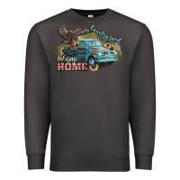 Smoke Truck USA country road take me home 4th of july Premium Sweatshirt - HowdyJamesFarm