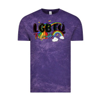 Cloud Purple lgbtq  friendly Vintage Tee - MaliasSmallBusiness