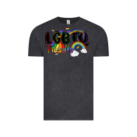 Vintage Black lgbtq  friendly Vintage Tee - MaliasSmallBusiness