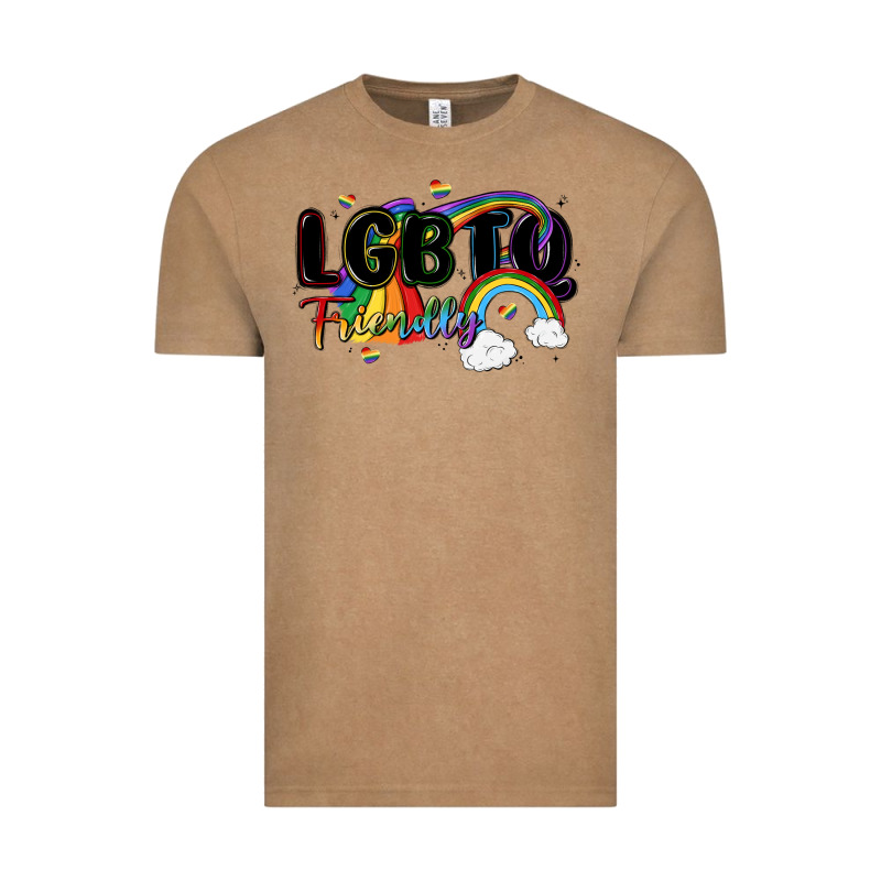 Lgbtq  Friendly Vintage Tee by MaliasSmallBusiness | Teevron
