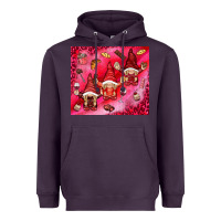 Plum gnomies with food elements tumbler hjf Heavyweight Hoodie - HowdyJamesFarm