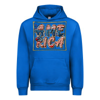 Cobalt America Urban Hoodie - FaDigitalArtStudio