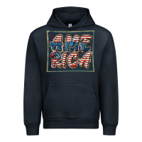Navy America Urban Hoodie - FaDigitalArtStudio