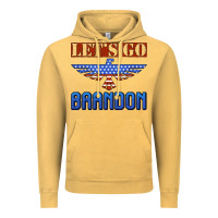 Vintage Mustard let's go brandon thunderbird Vintage Hoodie - Jasminsmagicworld
