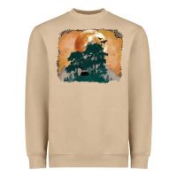 Mushroom wilderness leopard Heavyweight Sweatshirt - MaliasSmallBusiness