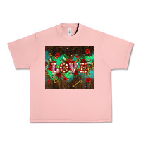 Salmon love  and leopard with keys Urban Heavy Tee - AdoDesignShop
