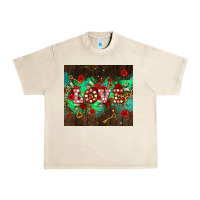 Sandshell love  and leopard with keys Urban Heavy Tee - AdoDesignShop