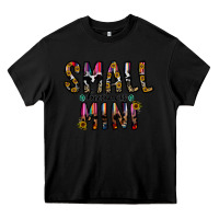 Black small business mini Heavy Core Tee - CowhideDigitalArt