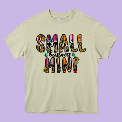 Small Business Mini Heavy Core Tee Designed By Cowhidedigitalart