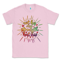Bubblegum Pink not by my strength but his Classic Tee - MaliasSmallBusiness