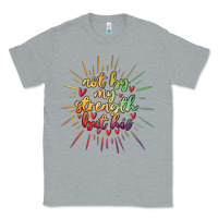 Heather Grey not by my strength but his Classic Tee - MaliasSmallBusiness