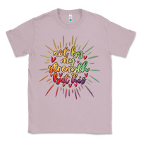 Lilac not by my strength but his Classic Tee - MaliasSmallBusiness