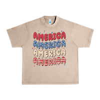 French Oak america Urban Heavy Tee - MaliasSmallBusiness