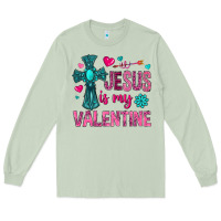 Matcha jesus is my valentine Long Sleeve Tee - NancyCooperArtShop