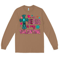 Toasted Coconut jesus is my valentine Long Sleeve Tee - NancyCooperArtShop