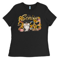 Black senior 2023 Ladies Tee - RacoonDesign