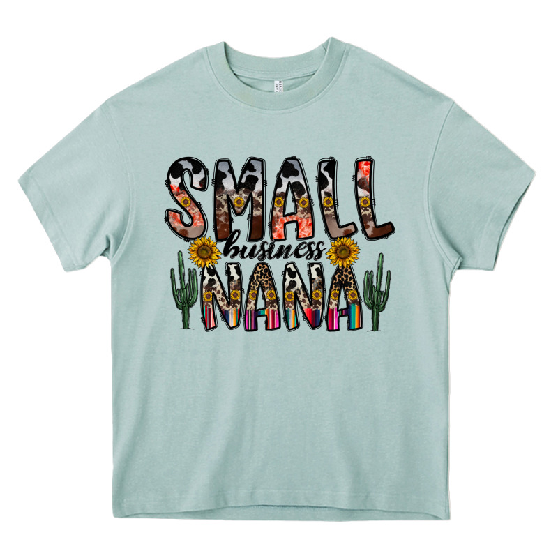 Small Business Nana Heavy Core Tee by CowhideDigitalArt | Teevron
