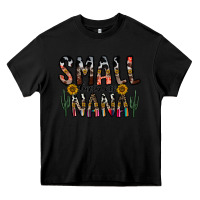Black small business nana Heavy Core Tee - CowhideDigitalArt