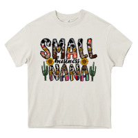 Cream small business nana Heavy Core Tee - CowhideDigitalArt