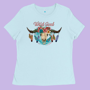 Wild Soul Ladies Tee Designed By Jahusdesignshop