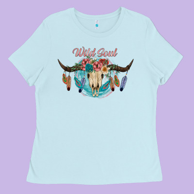 Wild Soul Ladies Tee Designed By Jahusdesignshop