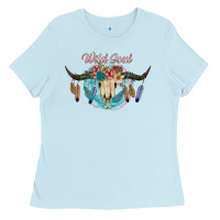 Baby Blue Wild Soul Ladies Tee - JahusDesignShop