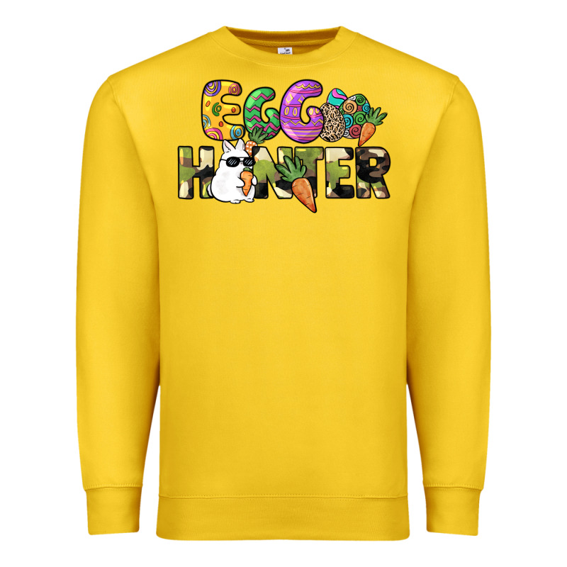 Egg Hunter Easter Day Premium Sweatshirt by HowdyJamesFarm | Teevron