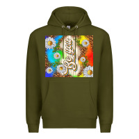 Army Green be you with daisies Premium Hoodie - TumblerDesignByShophia