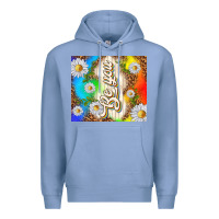 Colony Blue be you with daisies Premium Hoodie - TumblerDesignByShophia