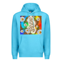 Ocean Blue be you with daisies Premium Hoodie - TumblerDesignByShophia
