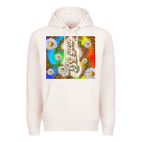 Pale Pink be you with daisies Premium Hoodie - TumblerDesignByShophia