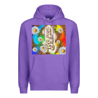 Purple be you with daisies Premium Hoodie - TumblerDesignByShophia