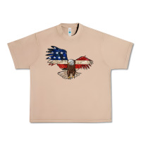 Burro 4th july eagle Urban Heavy Tee - MaliasSmallBusiness